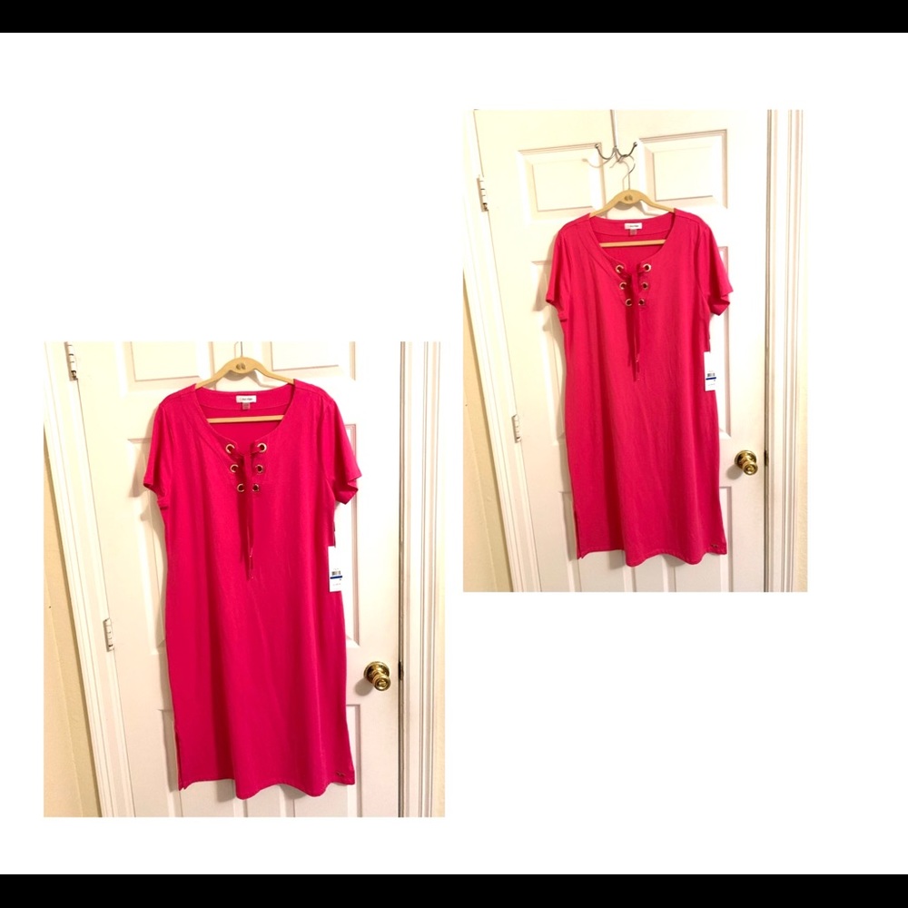 Calvin Klein T-Shirt dress in XL NWT